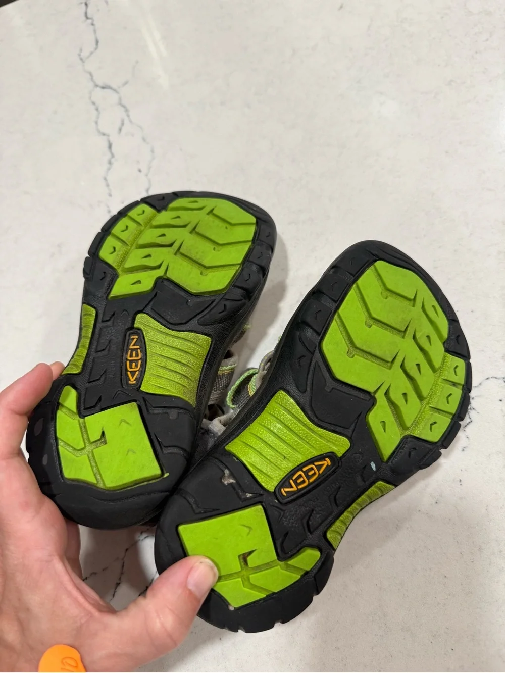 KEEN Newport H2 Kids Toddler Closed-Toe Sandals Gray/Green US 11 Water Shoes